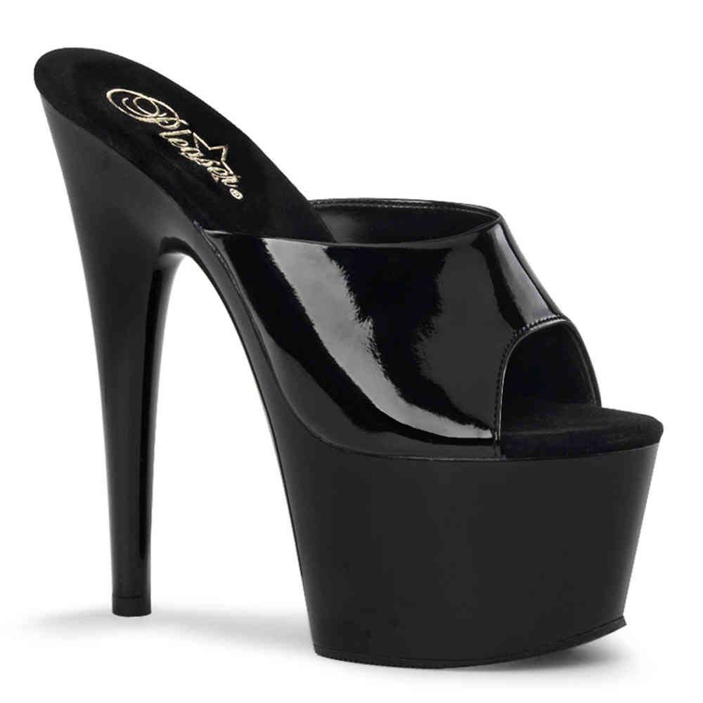 Pleaser - ADORE701 Mules à talons - Chaussures de pole dance - Noir Product image